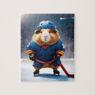 "Rink Rookie: Das Meerschweinchen im Eishockey" Puzzle