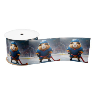 "Rink Rookie: Das Meerschweinchen im Eishockey" Satinband