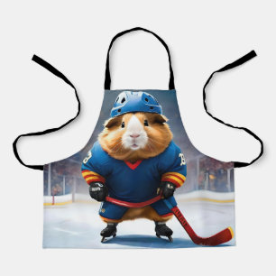 "Rink Rookie: Das Meerschweinchen im Eishockey" Schürze