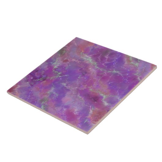 Rinkfarbener, Lila und silberner Marmor Fliese (Seite)