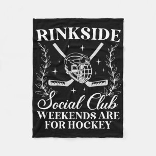 Rinkside Social Club Eishockey-Mutter eines Hockey Fleecedecke