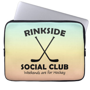 Rinkside Social Club Muttertagsgeschenk Hockey-Mam Laptopschutzhülle