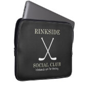 Rinkside Social Club Wochenenden für Hockey Mama M Laptopschutzhülle (Vorne Rechts)