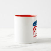 RINO - Nur Republikaner im Namen Zweifarbige Tasse (Mittel)