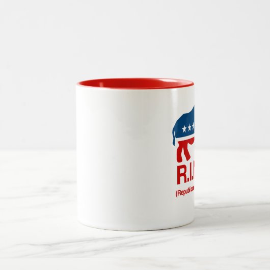 RINO - Nur Republikaner im Namen Zweifarbige Tasse (Mittel)