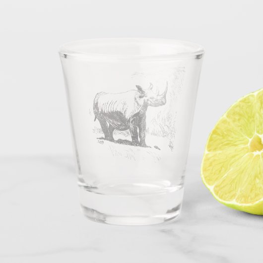 RINOCERONTE SCHNAPSGLAS (Rückseite)