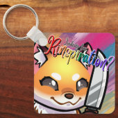 Rinspiration Aluminium-Schlüsselanhänger Schlüsselanhänger (Vorderseite)