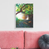 Río Acrylic Painting | Kanvas Leinwanddruck (Insitu (Wohnzimmer))