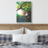 Río Acrylic Painting | Kanvas Leinwanddruck (Insitu (Schlafzimmer))