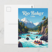 Rio Baker, Chile Postkarte (Vorne/Hinten)