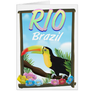 Rio Brasil Tukan Reiseplakat