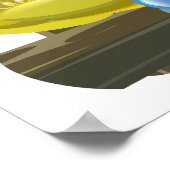 Rio Brasilien Toucan Reiseplakat Poster (Ecke)