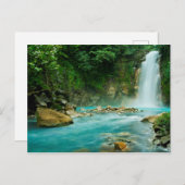 Rio Celeste Falls Postkarte (Vorne/Hinten)