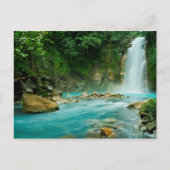 Rio Celeste Falls Postkarte (Vorderseite)