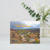 Rio Chama/Red Wash Canyon - Abiquiu, New Mexico Postkarte (Stehend Vorderseite)