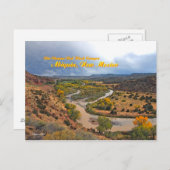 Rio Chama/Red Wash Canyon - Abiquiu, New Mexico Postkarte (Vorne/Hinten)