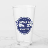 Rio Chama River New Mexico Kayaking Glas (Vorderseite)