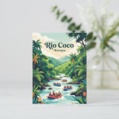 Rio Coco, Nicaragua Postkarte (Stehend Vorderseite)