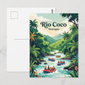Rio Coco, Nicaragua Postkarte (Vorne/Hinten)