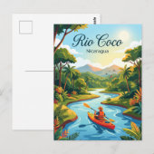 Rio Coco Nicaragua Postkarte (Vorne/Hinten)