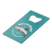 Rio Colorado (Tarpon) Geldbeutel Flaschenöffner (Vorderseite Schrägansicht)
