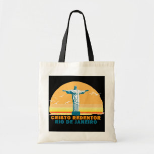 Rio - Corcovado - Jesus Christus der Erlöser Tragetasche