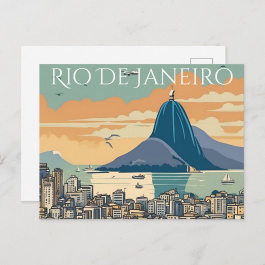 Rio de Janeiro (4) Postkarte (Vorne/Hinten)