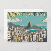 Rio de Janeiro (6) Postkarte (Vorne/Hinten)