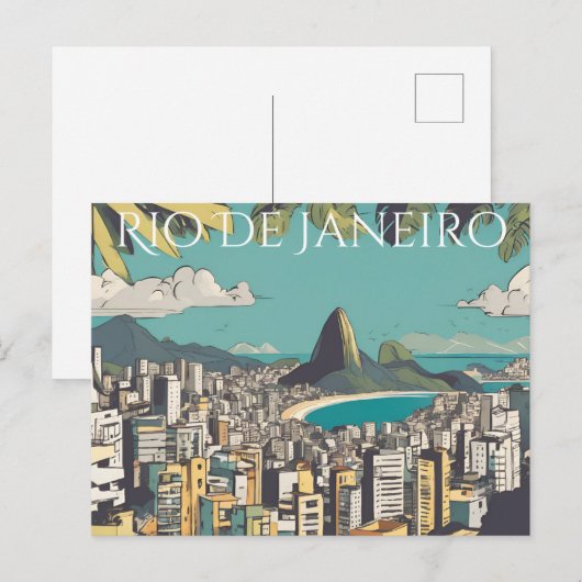 Rio de Janeiro (6) Postkarte (Vorne/Hinten)