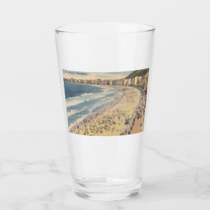 Rio de Janeiro, alte Copacabana-Strand, Brasilien Glas