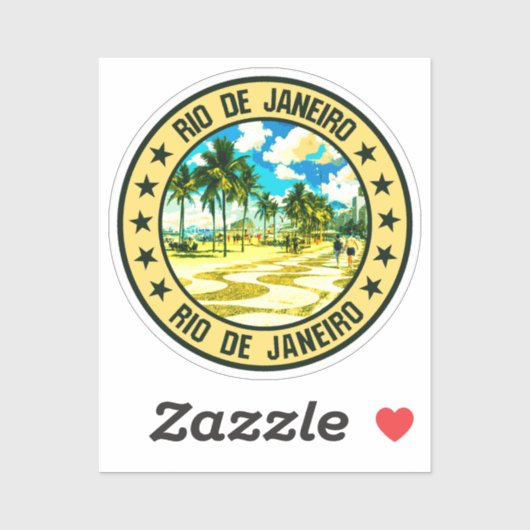 Rio de Janeiro Aufkleber (Blatt)