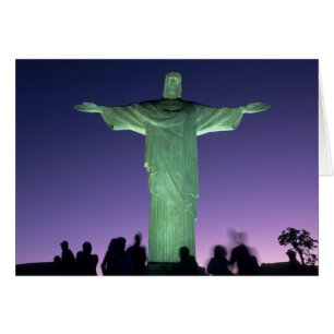Rio de Janeiro, Brasil. Christus-Statue auf