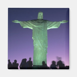 Rio de Janeiro, Brasil. Christus-Statue auf Magnet