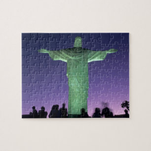Rio de Janeiro, Brasil. die Christus-Statue auf Puzzle