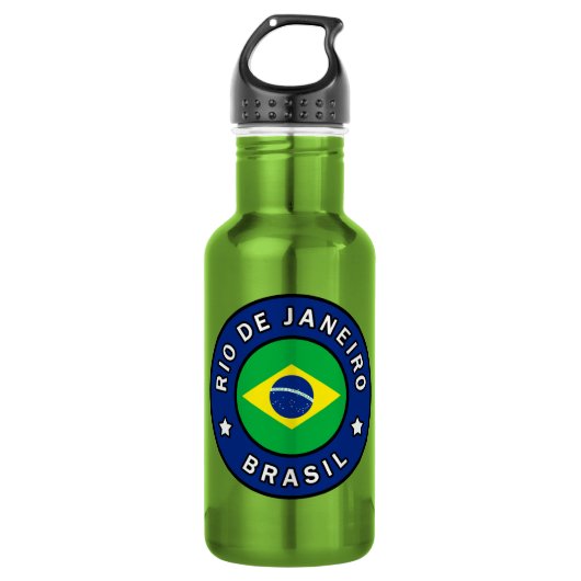 Rio de Janeiro Brasil Edelstahlflasche (Vorderseite)