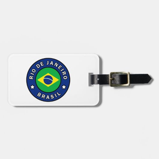 Rio de Janeiro Brasil Gepäckanhänger (Vorderseite horizontal)