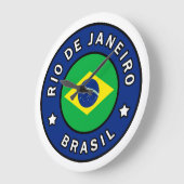 Rio de Janeiro Brasil Große Wanduhr (Winkel)