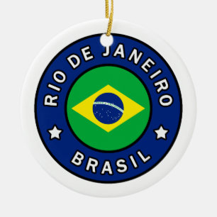 Rio de Janeiro Brasil Keramik Ornament