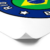 Rio de Janeiro Brasil Poster (Ecke)