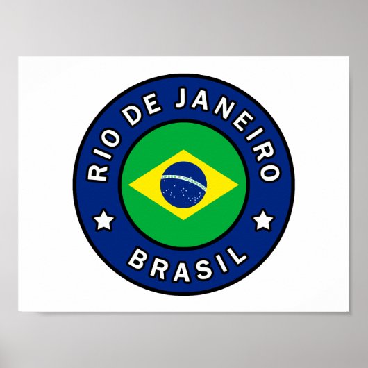 Rio de Janeiro Brasil Poster (Vorne)