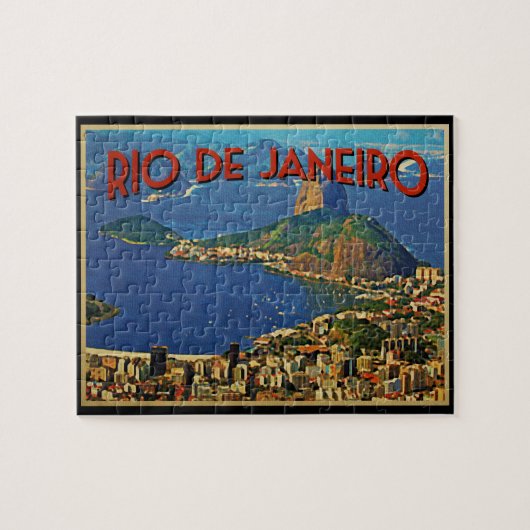 Rio de Janeiro Brasil Puzzle (Horizontal)