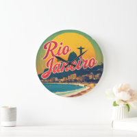 Rio De Janeiro Brasil Retro  Vintage Reise T-Shirt