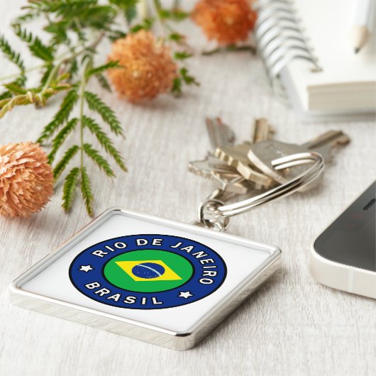 Rio de Janeiro Brasil Schlüsselanhänger (Seite)