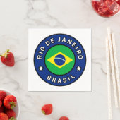 Rio de Janeiro Brasil Serviette (Beispiel)