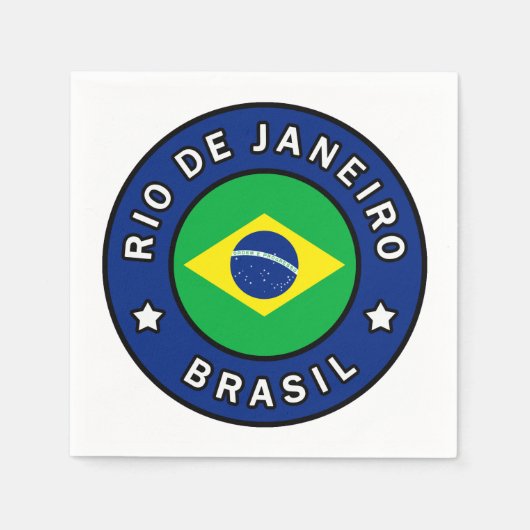 Rio de Janeiro Brasil Serviette (Vorderseite)