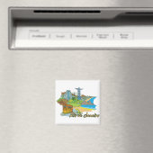 Rio de Janeiro, Brasilien Berühmte Stadt Magnet (In Situ (Geschirrspüler))