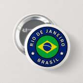 Rio de Janeiro Brasilien Button (Vorne & Hinten)