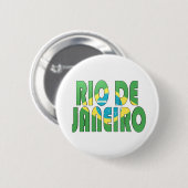 Rio de Janeiro, Brasilien Button (Vorne & Hinten)