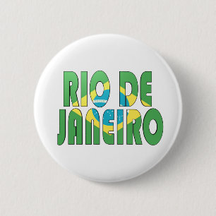 Rio de Janeiro, Brasilien Button