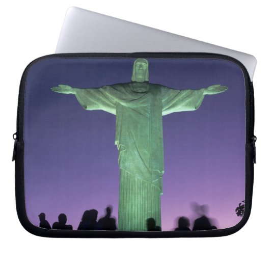 Rio de Janeiro, Brasilien. Christliche Statue Laptopschutzhülle (Vorderseite)
